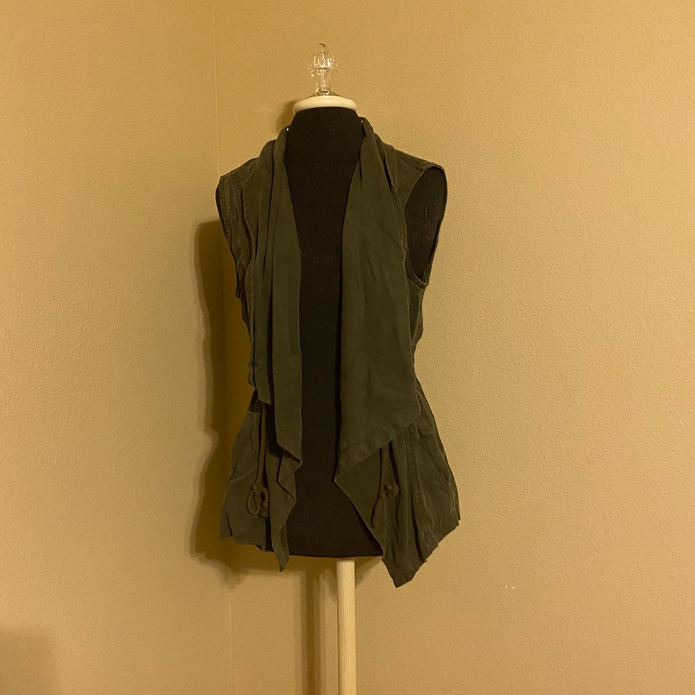 ❤️ Max jeans green utility vest
